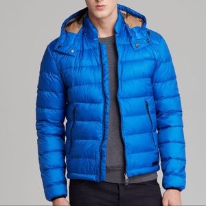 Burberry Brit ‘Mitchson’ Quilted Down Jacket Blue